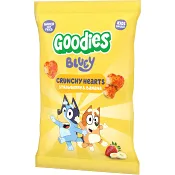 Barnsnacks Hearts Banana & strawberry 3år 30g Goodies