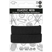 Resårband Bred Svart 1m Falk