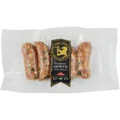 Kryddkorv Salsiccia Spinaci vino parmigiano 91% Kötthalt 230g Hirschmans Charkuteri