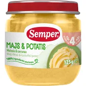 Majs & potatis Från 4m 125g Semper