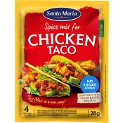 Kryddmix Taco Kyckling 28g Santa Maria