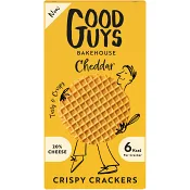 Crispy Crackers Cheddar 50g Good Guys Bakehouse