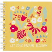 Spiralblock Blossom Kvadrat