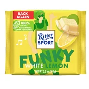 Chokladkaka Vit Choklad Citronkräm 100g Ritter