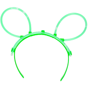 Diadem Glow in the dark Grön 1-p Festive