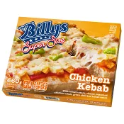 Pizza Super size Chicken kebab 660g Billys