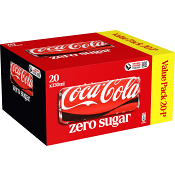 Läsk Cola zero 20-p 33cl Coca-Cola