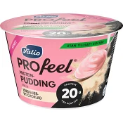 Proteinpudding Jordgubb Vit Choklad 1,3% Laktosfri 180g Valio