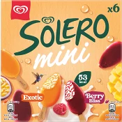Flerpack Exotic & Berry bliss mini 6-p Solero