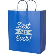 Presentpåse Best dad ever 26x31 cm