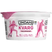 Kvarg Hallonsmak 0,2% 150g Lindahls