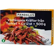 Turkiska kräftor 500g Pandalus