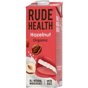 Havredryck Hazelnut Ekologisk 1000ml Rude Health