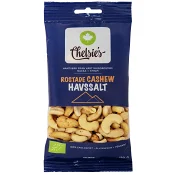 Cashewnötter Rostade Med Havssalt Ekologisk 110g Chelsie's