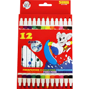 Fiberpennor dubbelspets 12-p Sense