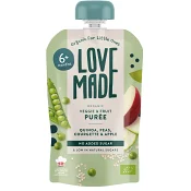 Barnmat Quinoa, ärtor, äpplepuré Ekologisk 6m 100g Lovemade