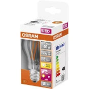 LED CL A Klar E27 40W Klar Sensor Osram
