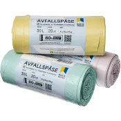 Avfallspåse 30L 20p 1-p ICA