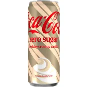 Läsk Holiday Creamy Vanilla Zero 33cl Coca-Cola