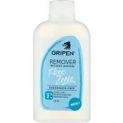 Remover Without Acetone Free Zone 125ml Gripen