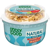 Sojamellanmål Natural Jordgubb Citron Granola  180g Oddlygood