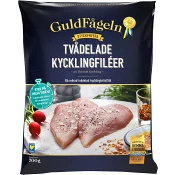 Tvådelade Kycklingbröstfileer Fryst 700g Guldfågeln