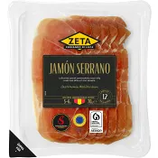 Skinka Lufttorkad Jamón Serrano 70g Zeta