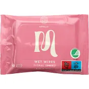 Våtservetter Floral Spring 10-p Mirelle