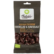 Cashew Rostade Choklad & Havssalt Ekologisk 110g Chelsie's