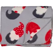 Fleecepläd Julius grå 125x150 cm