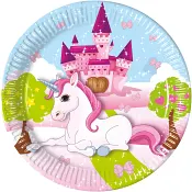 Tallrik 23cm Unicorn 8-p ICA
