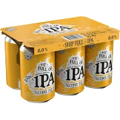 Öl Ship full of ipa alkoholfri 6-p 33cl Brutal Brewing