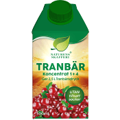 Tranbärsdricka Koncentrat sockerfri 1+4 500ml Naturens skafferi