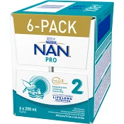 NAN Pro 2 drickfärdig 6m 6-p 1.2l Nestle