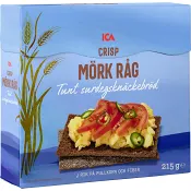 Surdegsknäckebröd Crisp Mörk Råg 215g ICA