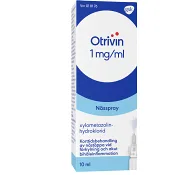 Nässpray 1mg/ml 10ml Otrivin