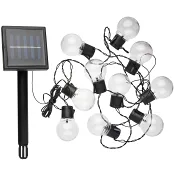 Solcellsslinga klotlampor 10 st Outfit