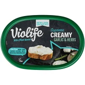 Färskost creamy garlic herbs växtbaserad 150g Violife