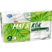 Hushållspapper Mat & Kök 4-p Miljömärkt ICA