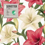Servett 33cm Poinsettia 20-p ICA
