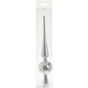 Toppspira 27cm Silver Festive