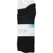 Socka ribb 3p svart 40/43 mywear