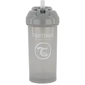 Mugg med sugrör 360ml Grå 6m+ Twistshake