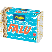 Knäckebröd Falu Råg-Rut Chia & Havssalt 235g Wasa