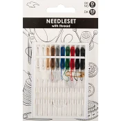 Nålset med tråd Falk