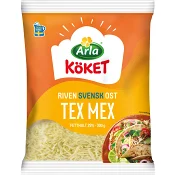 Riven ost Texmex 29% 300g Arla Köket