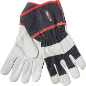Arbetshand. Skinn blå/vit 10 Gloves Pro