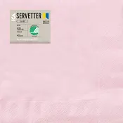 Servett 40cm Ljusrosa 50p