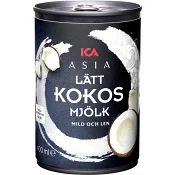 Kokosmjölk Lätt 400ml ICA Asia