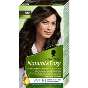 Hårfärg Natural & Easy Frostig Mörkbrun 583 1-p Schwartzkopf